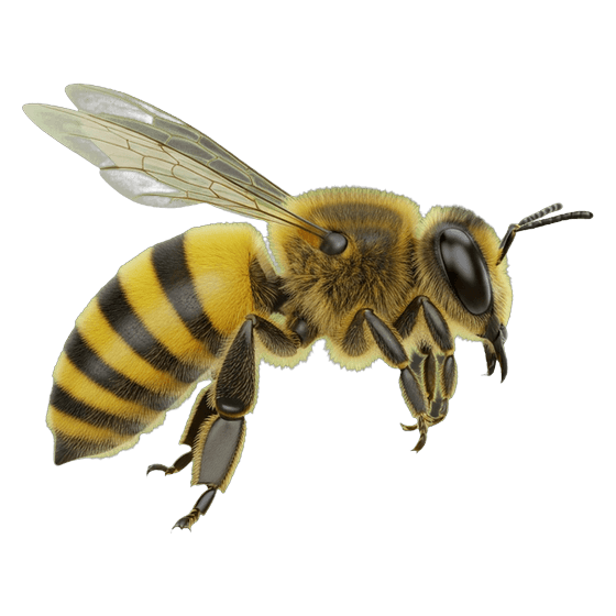 Foto de la abeja